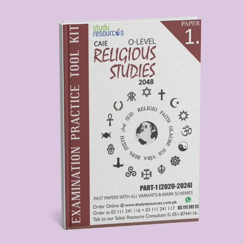 Cambridge O-Level Religious Studies (2048) P-1 Past Papers Part-1 (2020-2024)