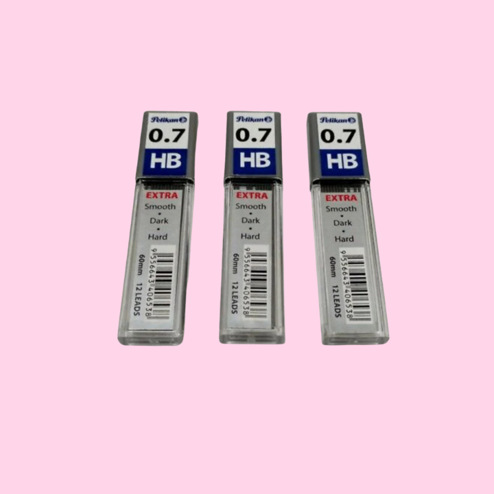 Pelikan HB Mechanical Pencil Leads 0.7mm (3-Pieces)