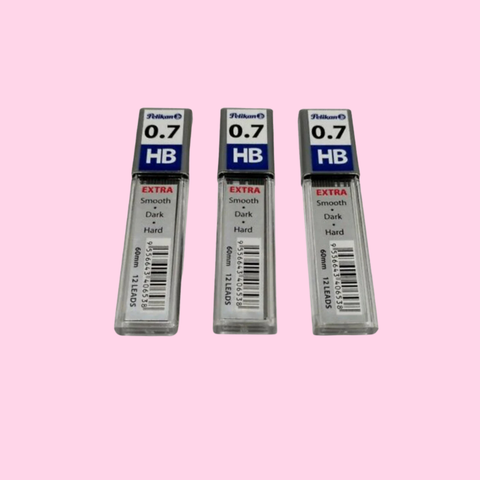 Pelikan HB Mechanical Pencil Leads 0.7mm (3-Pieces)
