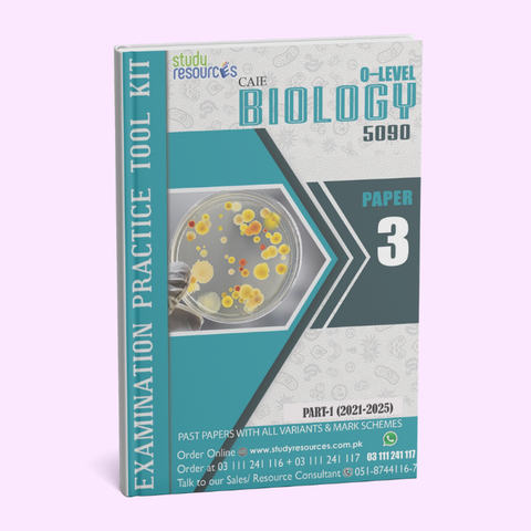 Cambridge O-Level Biology (5090) P-3 Past Papers Part-1 (2021-2025)