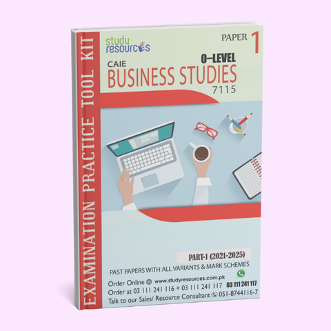 Cambridge O-Level Business Studies (7115) P-1 Past Papers Part-1 (2021-2025)