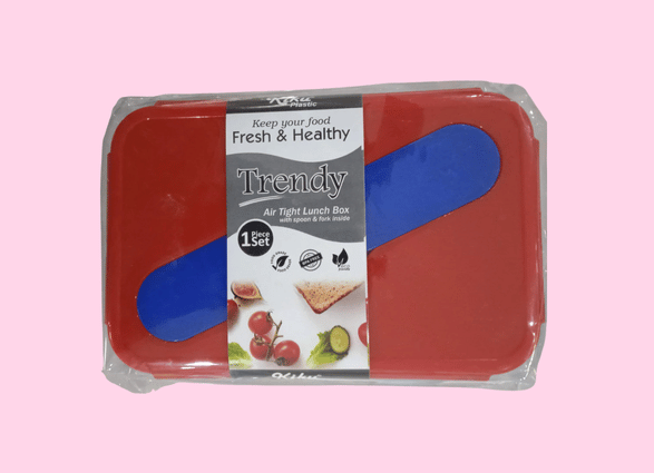 Trendy-Air tight lunch box(with cutlery)