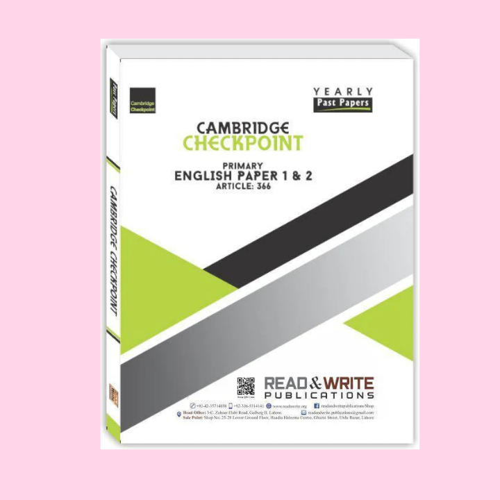 Cambridge Checkpoint Primary English Paper 1 &2 (Yearly) by Editorial Board R&W 366