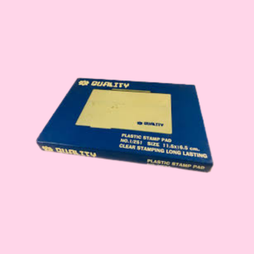 Plastic Stamp Pad (Quality Inn)