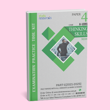 Cambridge A-Level Thinking Skills (9694) P-4 Past Papers Part-1 (2021-2025)