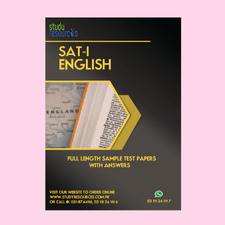 SAT-I English Full Length Sample Test Papers