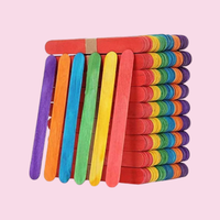 Ice Cream Sticks Pack White & Colored