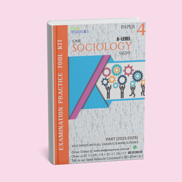 9699 Cambridge A-Level Sociology (9699) P-4 Past Papers (2021-2025) – Study ...