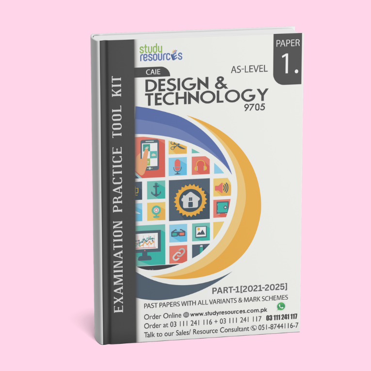 Cambridge AS-Level Design and Technology (9705) P-1 Past Papers Part-1 (2021-2025)