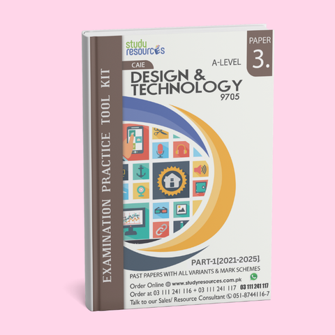 Cambridge A-Level Design and Technology (9705) P-3 Past Papers Part-1 (2021-2025)