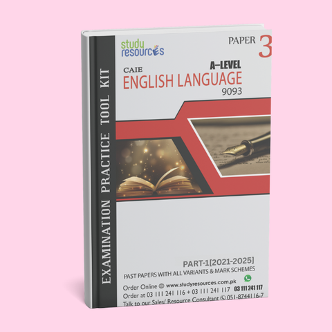 Cambridge A-Level English Language (9093) P-3 Past Papers Part-1 (2021-2025)