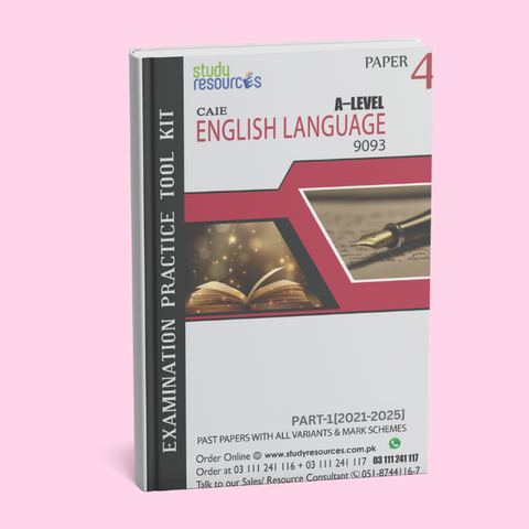 Cambridge A-Level English Language (9093) P-4 Past Papers Part-1 (2021-2025)