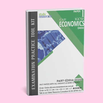 Cambridge IGCSE Economics (0455) P-1 Past Papers Part-2 (2016-2020)