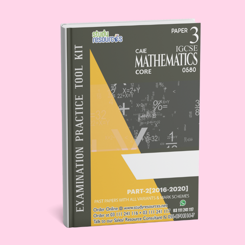 Cambridge IGCSE Mathematics (0580) P-3 Past Papers Part-2 (2016-2020) Core