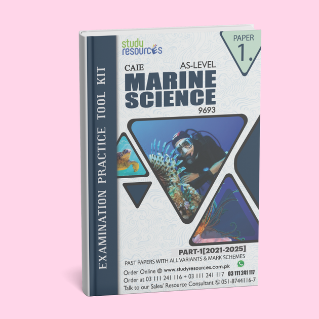 Cambridge AS-Level Marine Science (9693) P-1 Past Papers Part-1 (2021-2025)