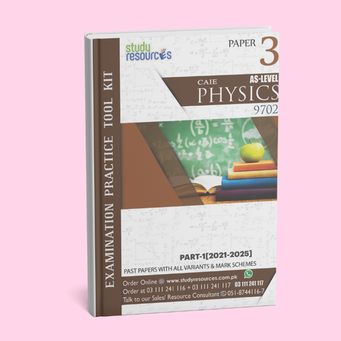 Cambridge AS-Level Physics (9702) P-3 Past Papers Part-1 (2021-2025)