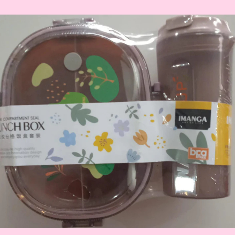 Lunch Box with Flask (DUO-PACK) by Imanga