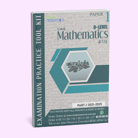 Cambridge O-Level Mathematics (4024) P-1 Past Papers Part 1 (2021-2025)