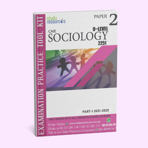 Cambridge O-Level Sociology (2251) P-2 Past Papers Part-1 (2021-2025)