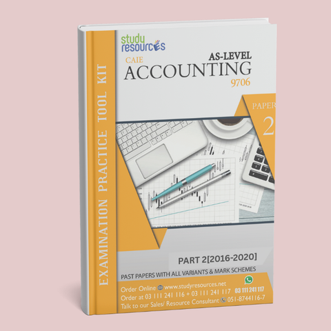 Cambridge AS-Level Accounting (9706) P-2 Past Papers Part-2 (2016-2020)