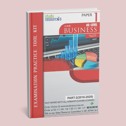 Cambridge AS-Level Business (9609) P-1 Past Papers Part-2 (2016-2020)