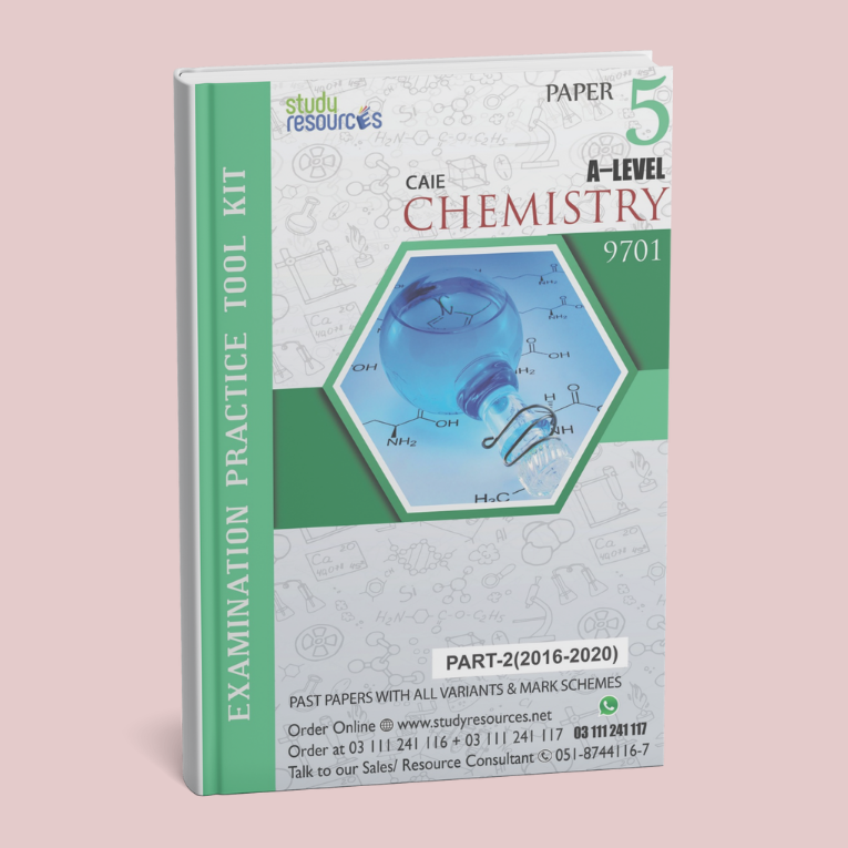 Cambridge A-Level Chemistry (9701) P-5 Past Papers Part-2 (2016-2020)
