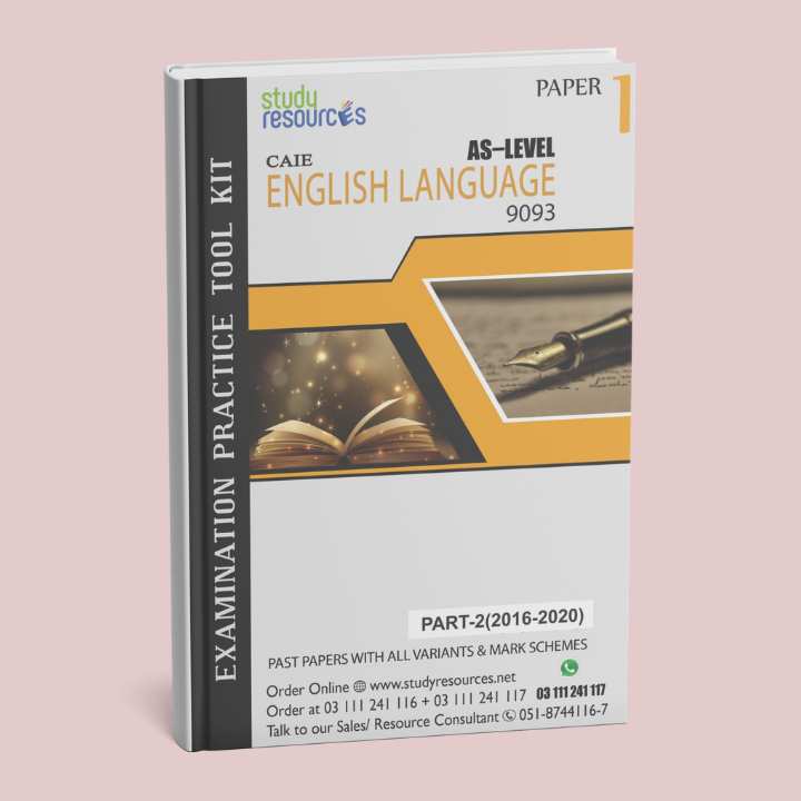 Cambridge AS-Level English Language (9093) P-1 Past Papers Part-2 (2016-2020)