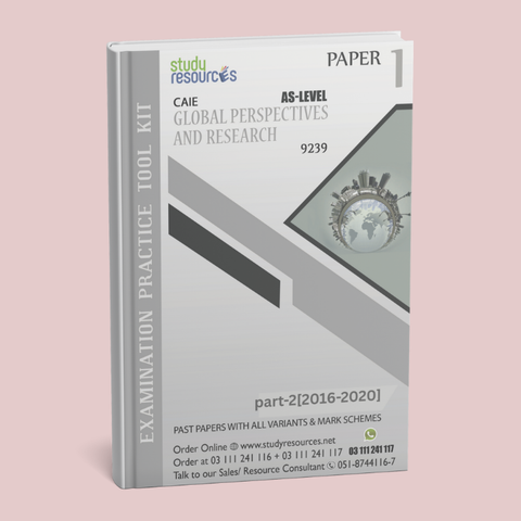 Cambridge AS-Level Global Perspective (9239) P-1 Past Papers Part-2 (2016-2020)