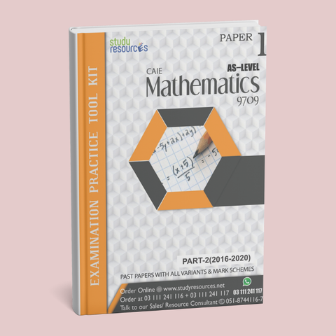 Cambridge AS-Level Mathematics (9709) P-1 Past Papers Part-2 (2016-2020)