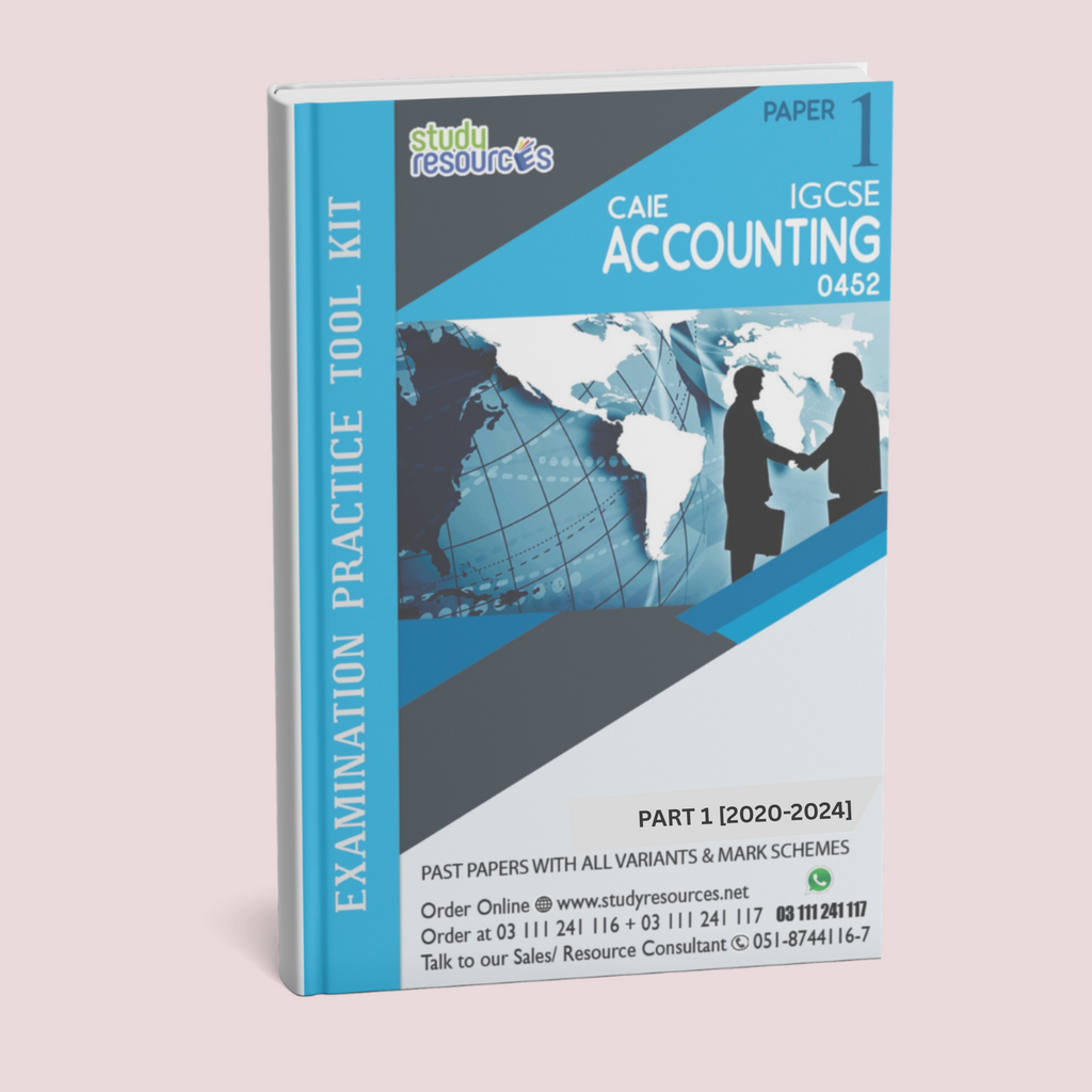 Cambridge IGCSE Accounting (0452) P-1 Past Papers Part-1 (2020-2024)