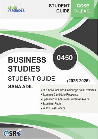 Cambridge IGCSE/O-Level Business (0450/7115) Teacher's Notes by Ma'am Sana Adil Edition 2025