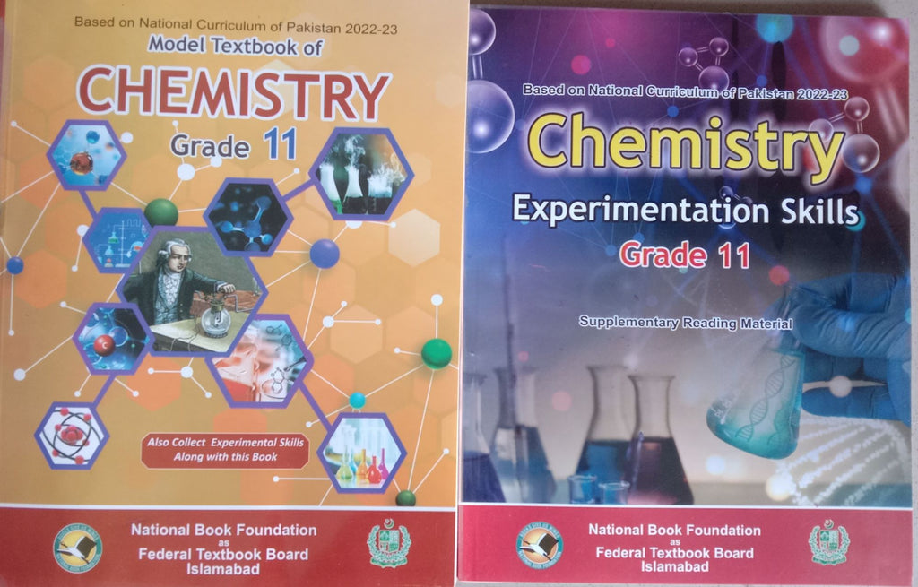1st Year/ Grade 11 (Intermediate) Chemistry Text & Experimental Book (SNC 2025) Edition (Federal Board)