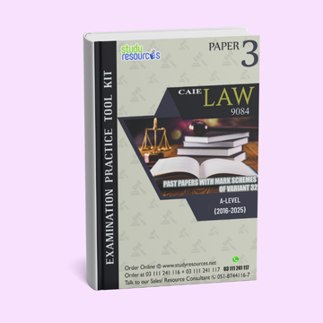 Cambridge A-Level Law (9084) P-32 Past Papers (2016-2025)