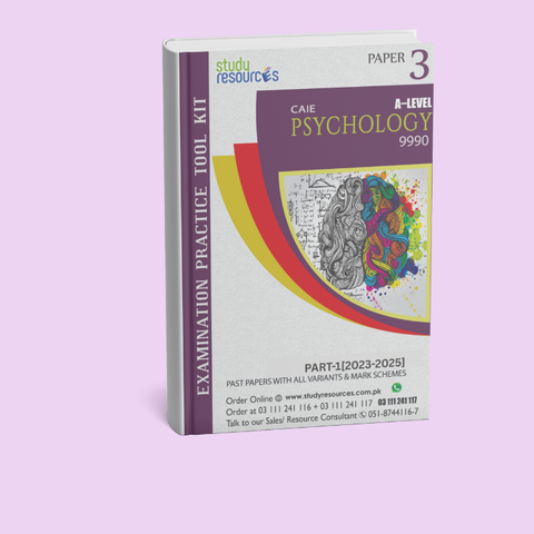 Cambridge A-Level Psychology (9990) P-3 Past Papers (2023-2025)