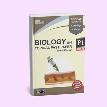 Cambridge AS-Level Biology (9700) P-1 Topical Past Papers (2016-2023) by Ma'am. Tahira Kausar