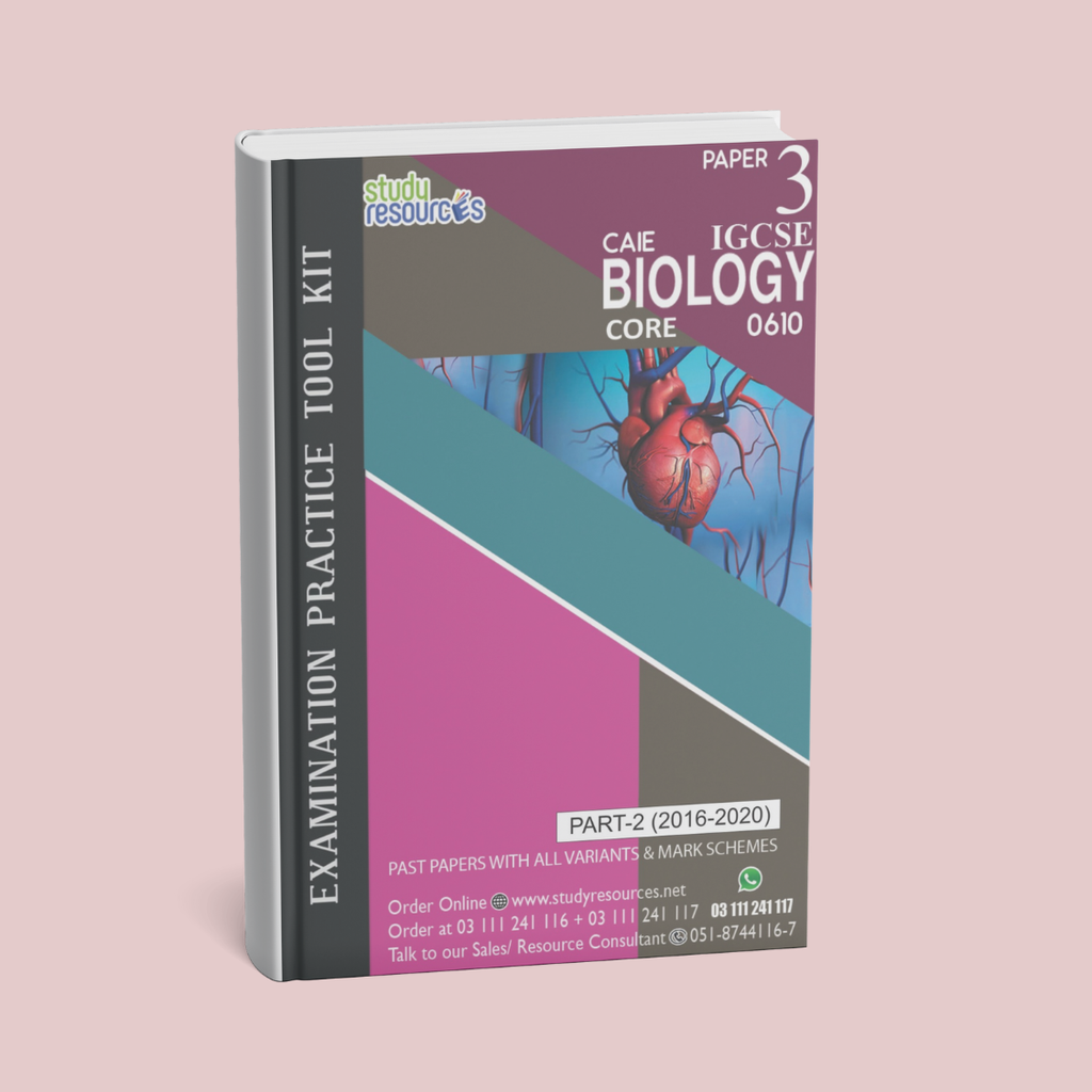 Cambridge IGCSE Biology (0610) P-3 Past Papers Part-2 (2016-2020) Core
