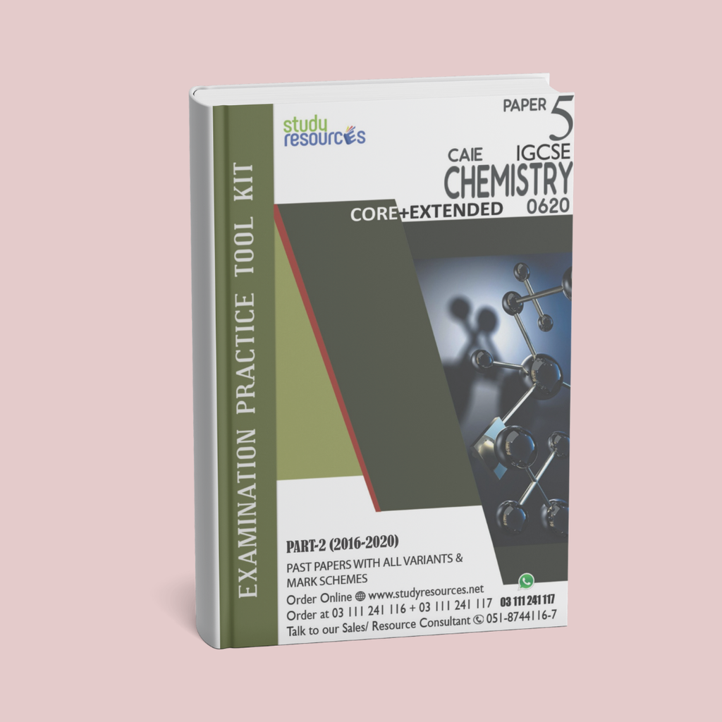 Cambridge IGCSE Chemistry (0620) P-5 Past Papers Part-2 (2016-2020) Core+Extended