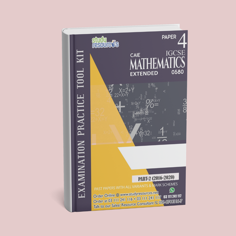 Cambridge IGCSE Mathematics (0580) P-4 Past Papers Part-2 (2016-2020) Extended