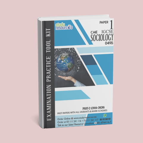 Cambridge IGCSE Sociology (0495) P-1 Past Papers Part-2 (2016-2020)