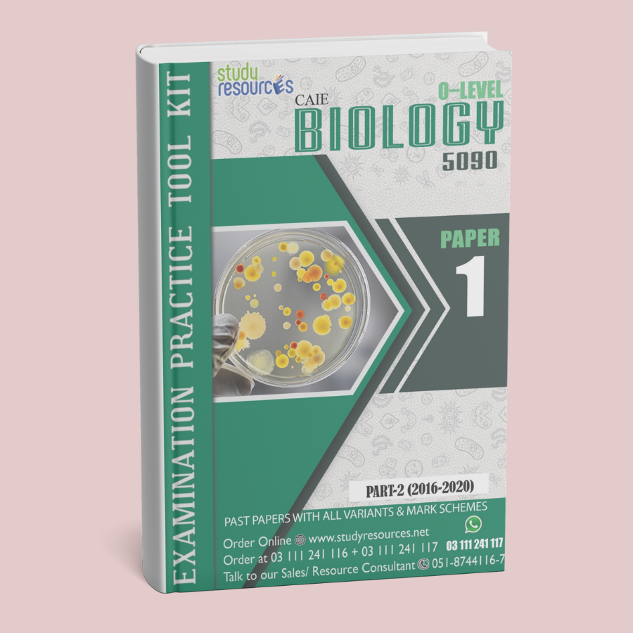 Cambridge O-Level Biology (5090) P-1 Past Papers Part-2 (2016-2020) - Study Resources