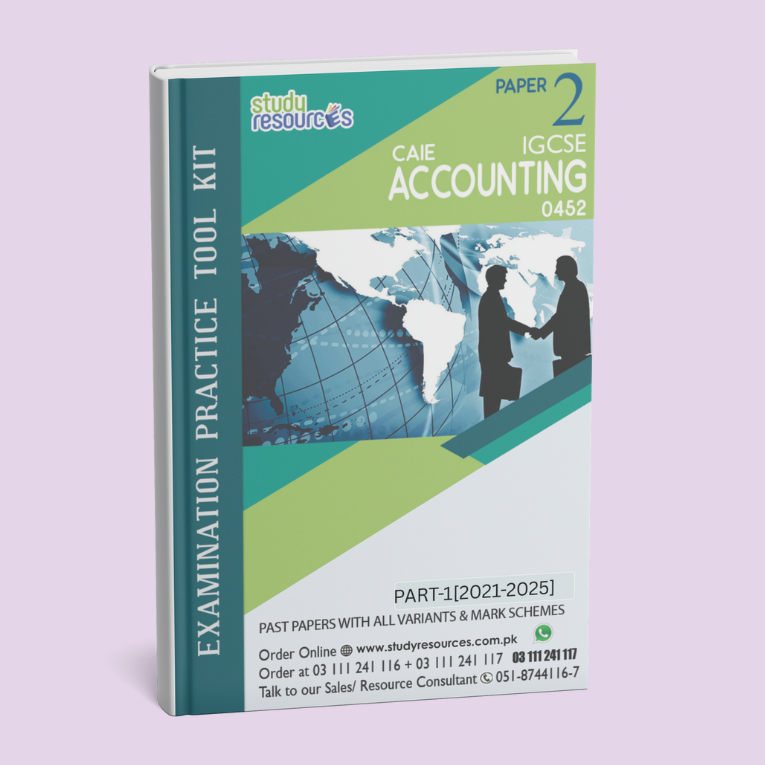 Cambridge IGCSE Accounting (0452) P-2 Past Papers Part-1 (2021-2025)