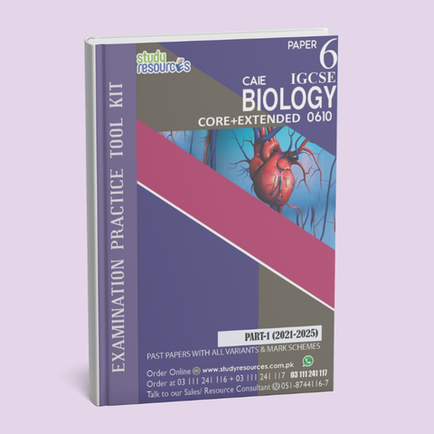 Cambridge IGCSE Biology (0610) P-6 Past Papers Part-1 (2021-2025) Core+Extended
