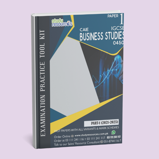 Cambridge IGCSE Business Studies (0450) P-1 Past Papers Part-1 (2021-2025)