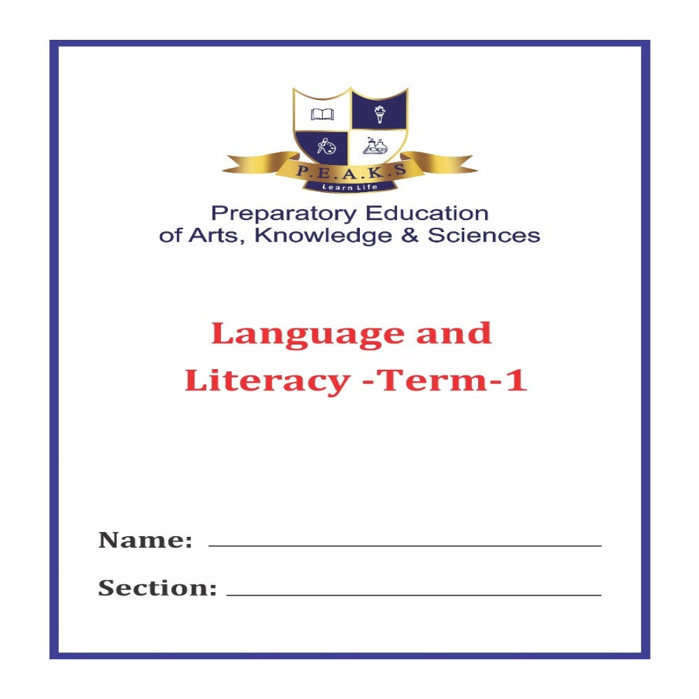 PEAKS KG Language and Literacy Workbook