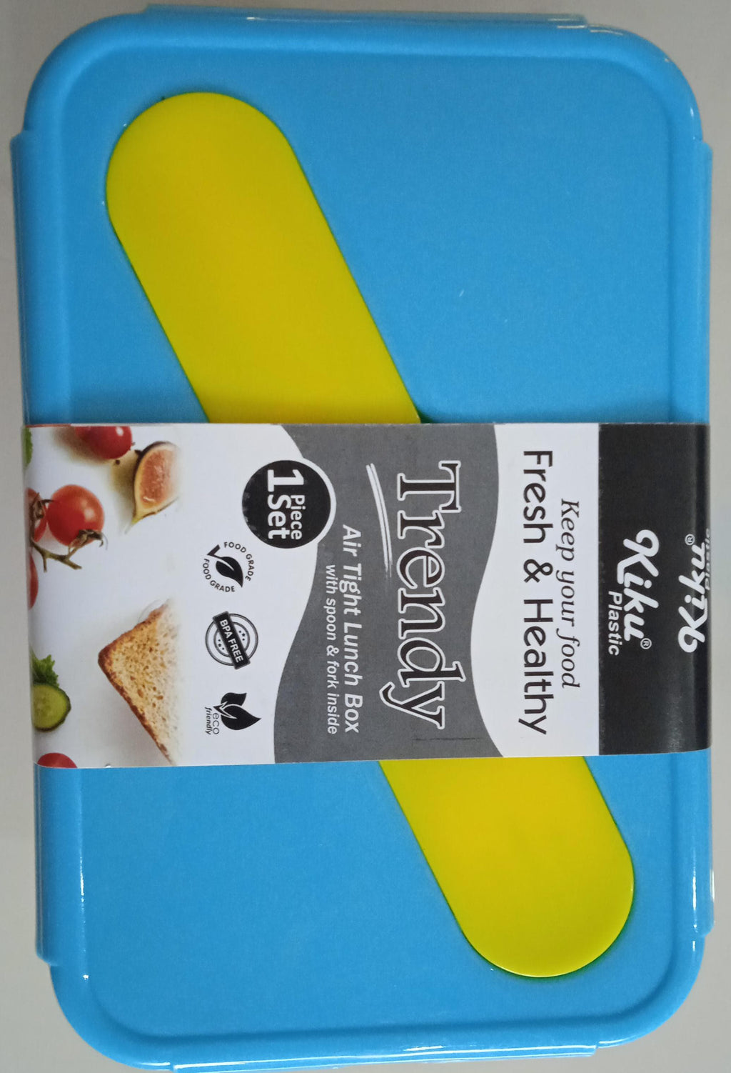 Trendy-Air tight lunch box(with cutlery)