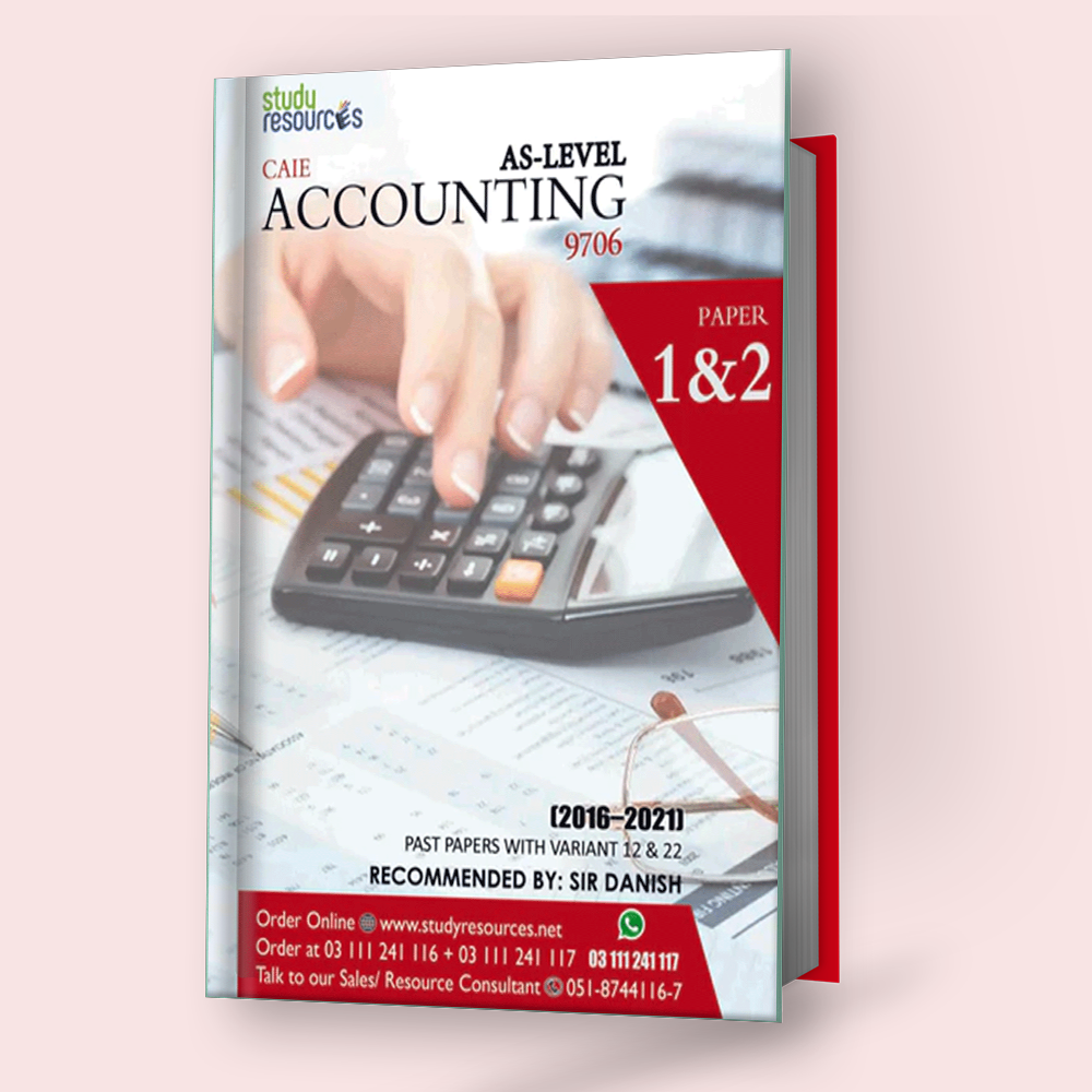 Cambridge AS-Level Accounting (9706) P-1&2 Past Papers Variant-12&22 (2016-2021)