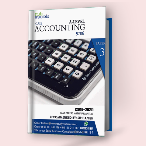Cambridge A-Level Accounting (9706) P-3 Past Papers Variant-32 (2016-2021)