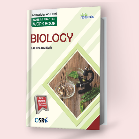 Cambridge AS-Level Biology 9700 Revision Notes + Workbook by Tahira Kausar (New Edition 2024)