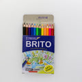Mercury BRITO Colored Pencils Set of 12 (Small Size)