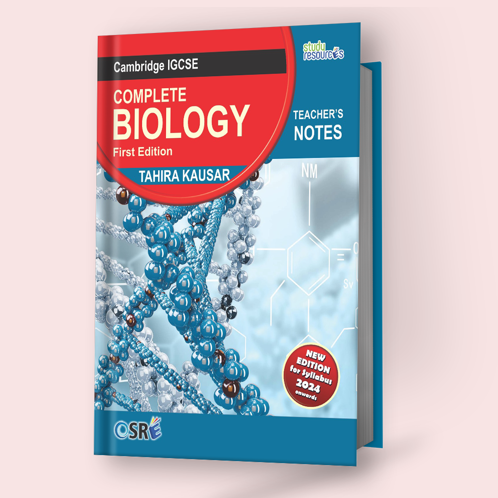 Cambridge IGCSE Complete Biology 1st Edition (Teacher Notes By Ma'am. Tahira Kausar)
